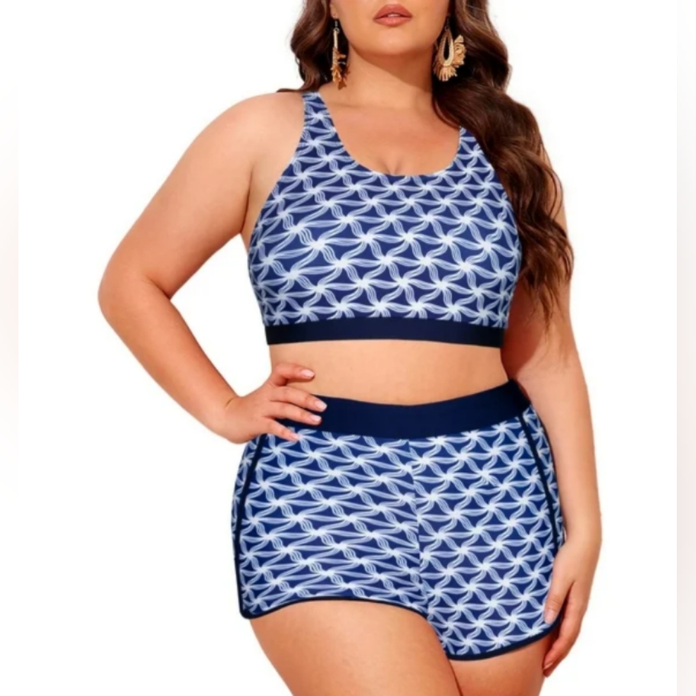Amazon 3 Piece Tankini Swimsuit - Picture 4 of 9